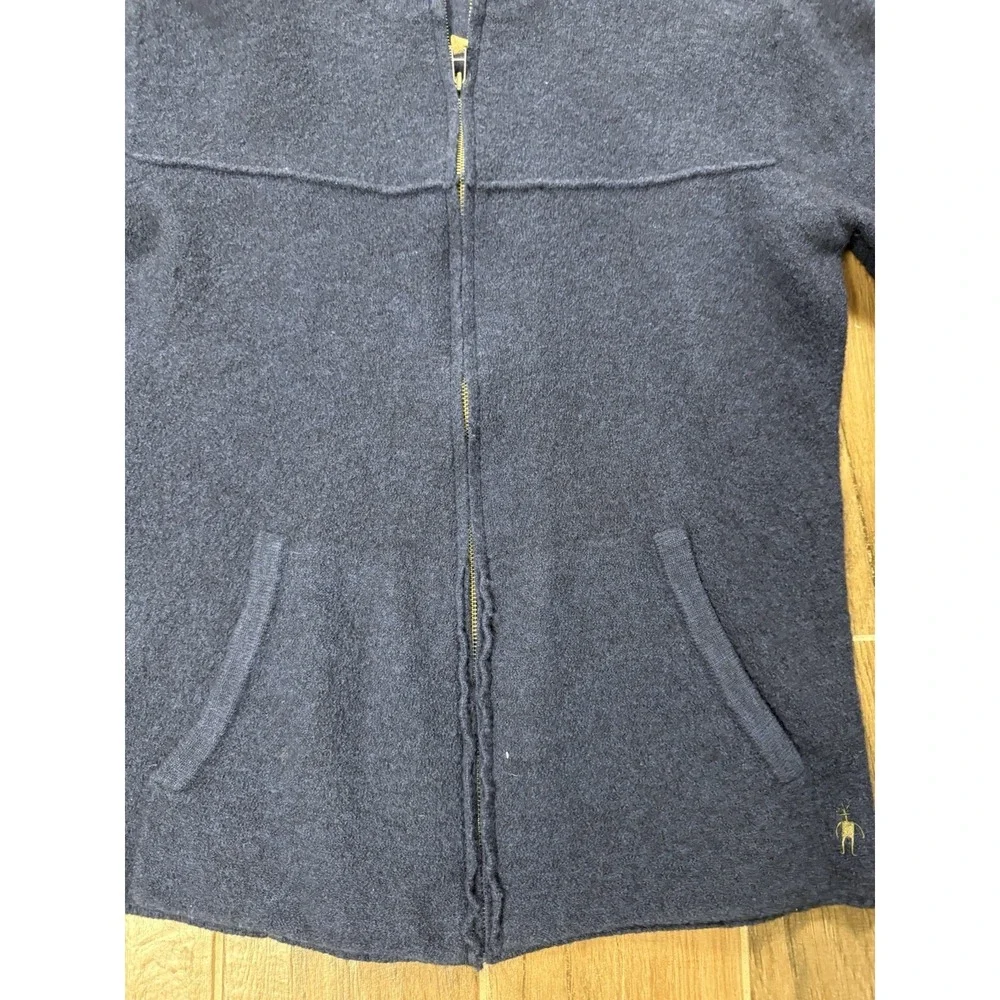 Smartwool Men's Blue Full-Zip Merino Wool Sweater Jacket Size XL